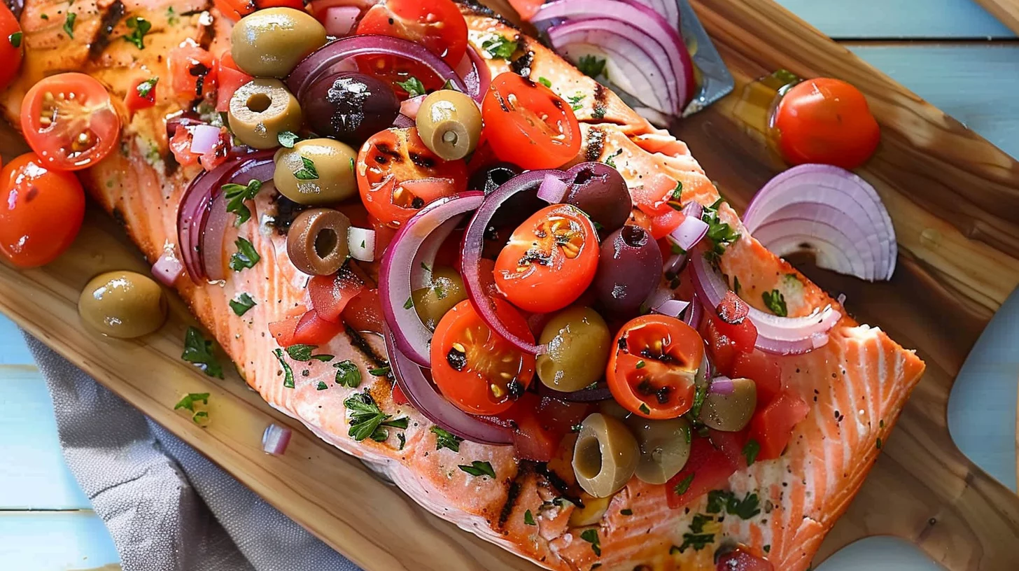 Heart-Healthy Mediterranean Cedar Plank Salmon: A Superfood Dinner